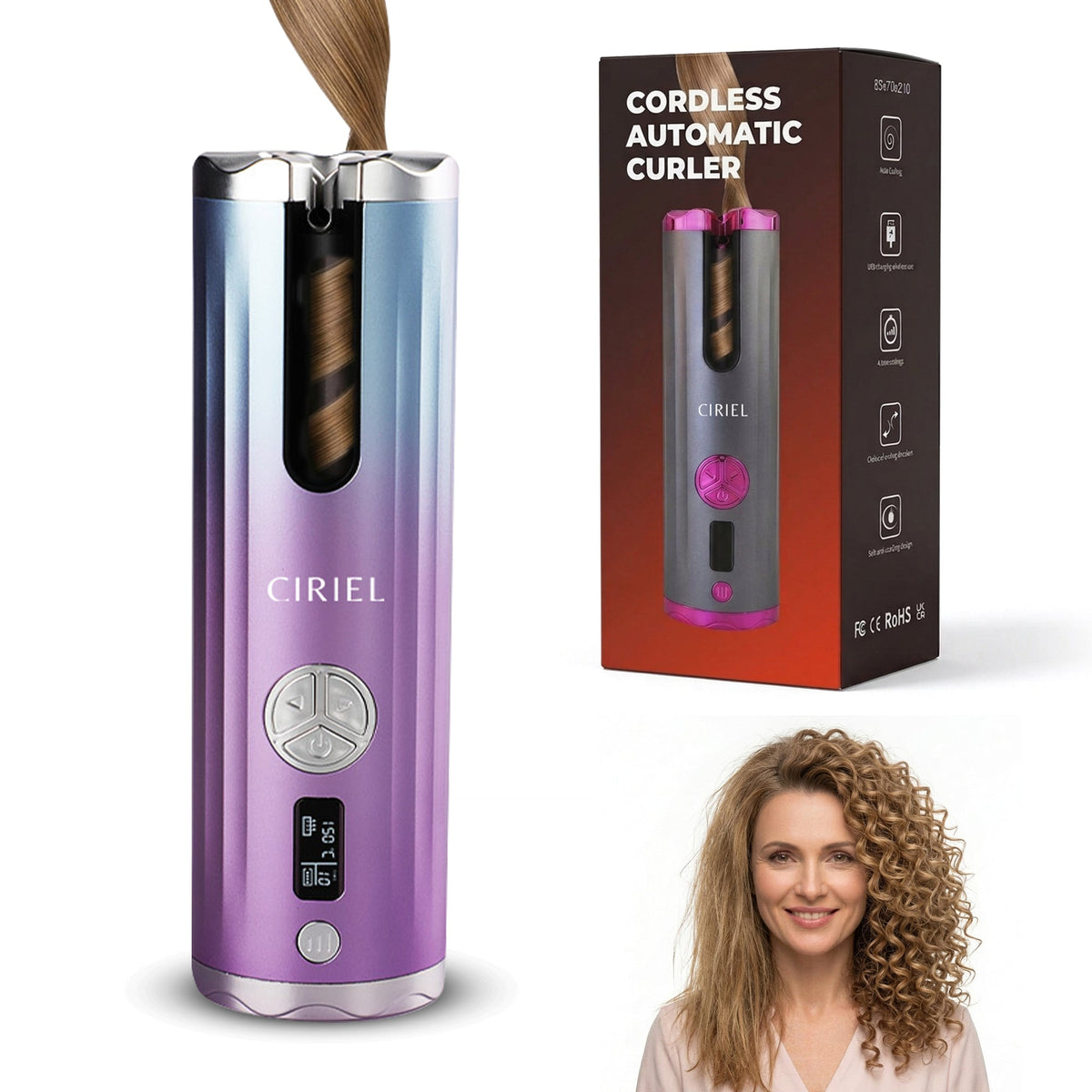 FineCurl Pro - Cordless Curling Tool
