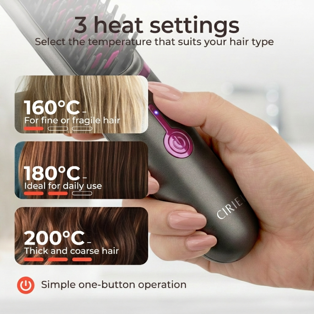 Ciriel FineHeat 3 - Cordless Hot Brush