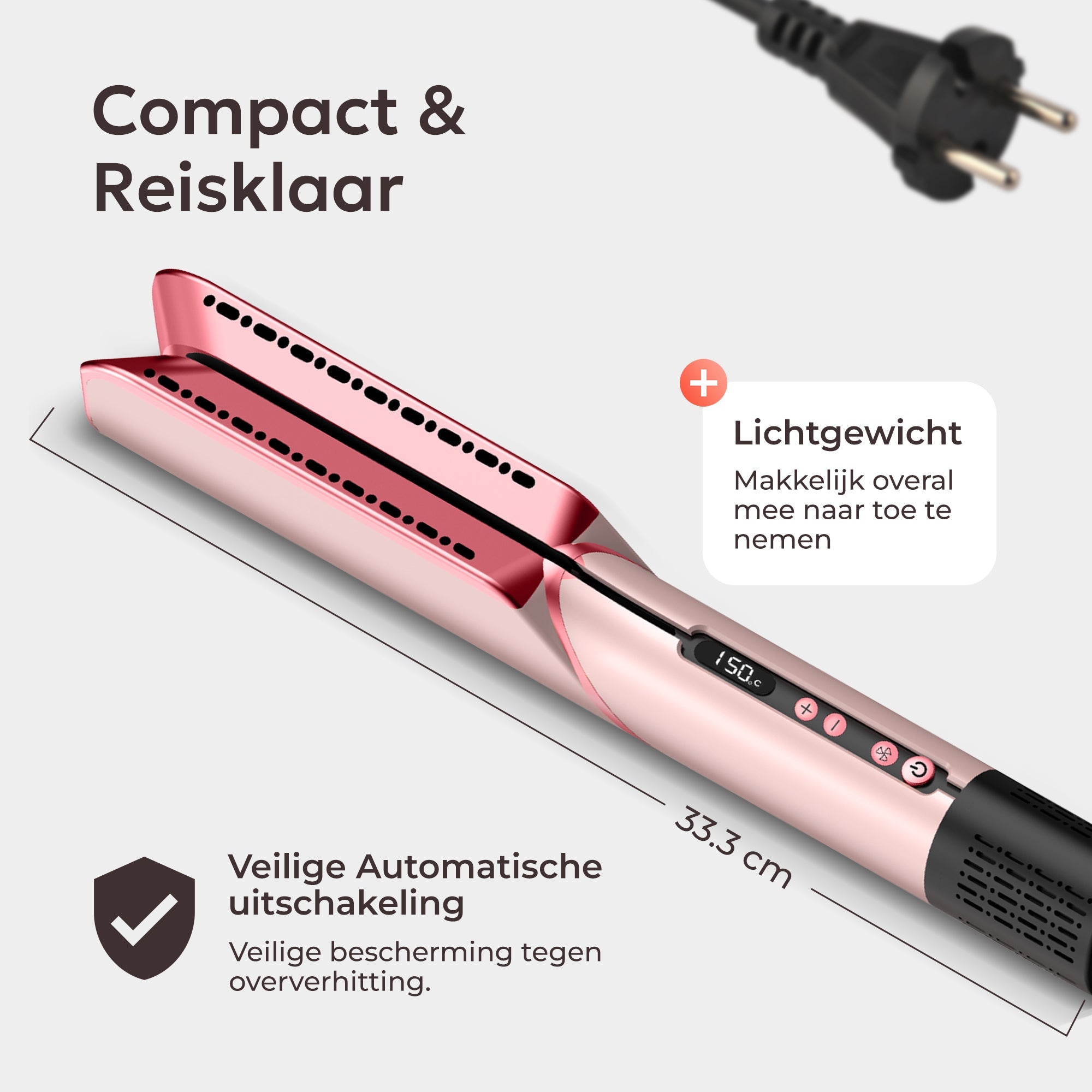 Ciriel DryStrait – 2-in-1 Hair Straightener & Hairdryer – Wet-to-Dry