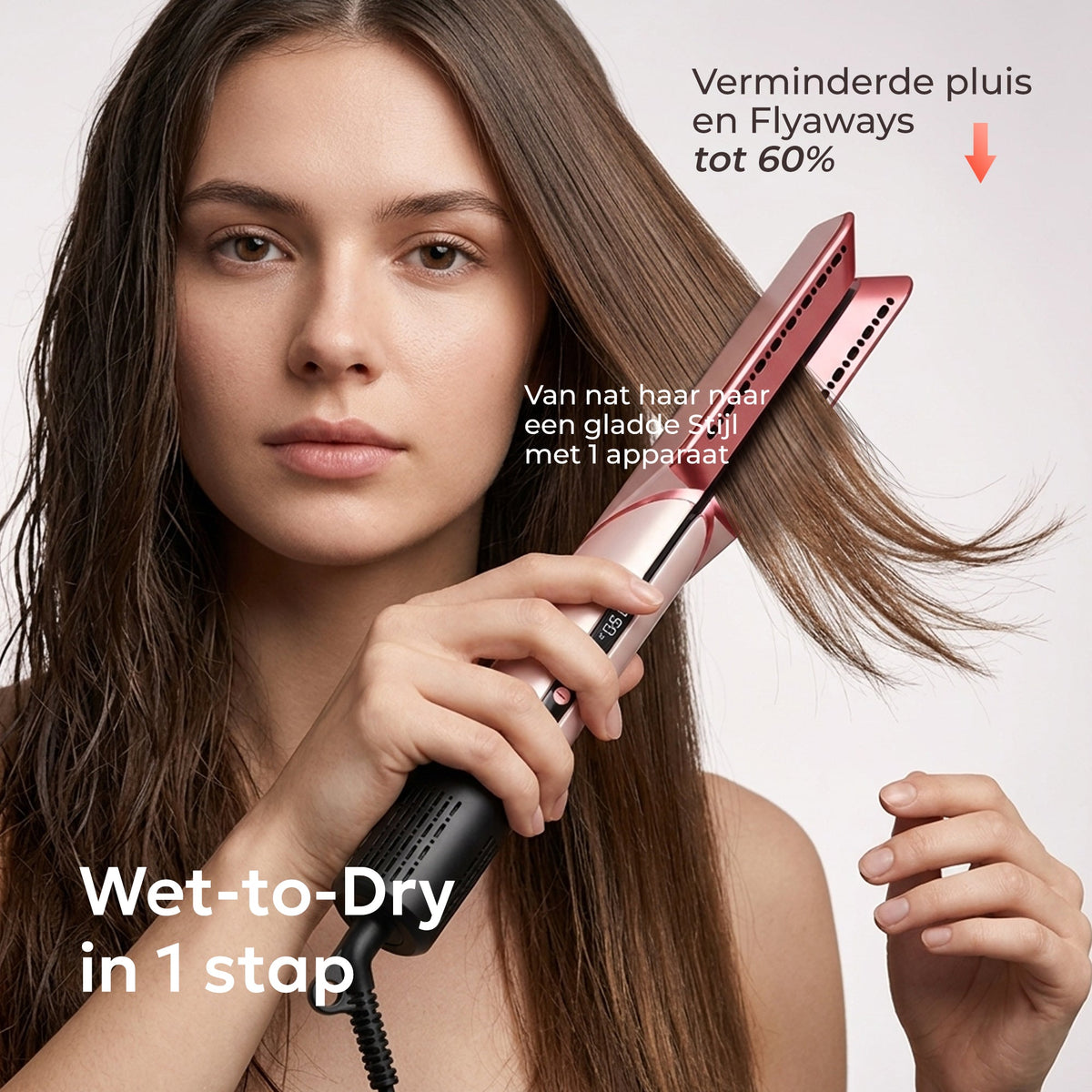 Ciriel DryStrait – 2-in-1 Hair Straightener & Hairdryer – Wet-to-Dry