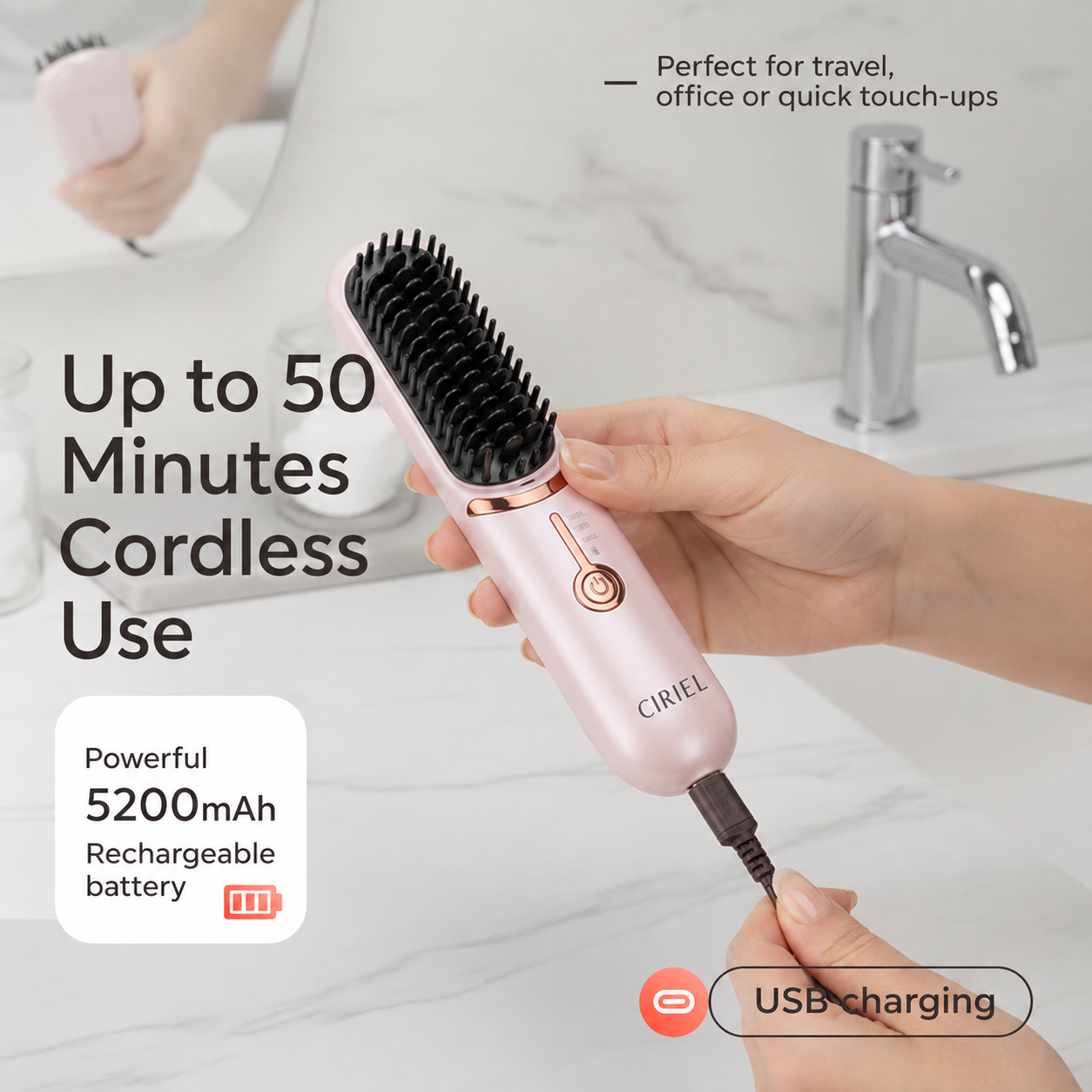 Ciriel FineHeat 3 - Cordless Hot Brush