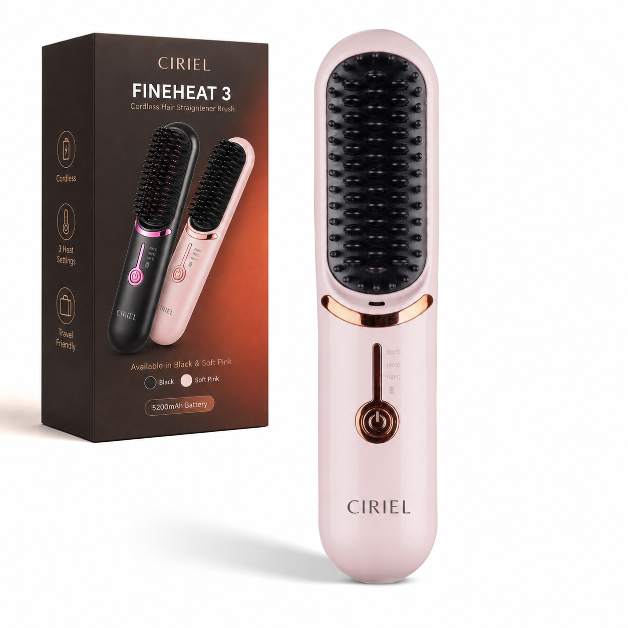 Ciriel FineHeat 3 - Cordless Hot Brush
