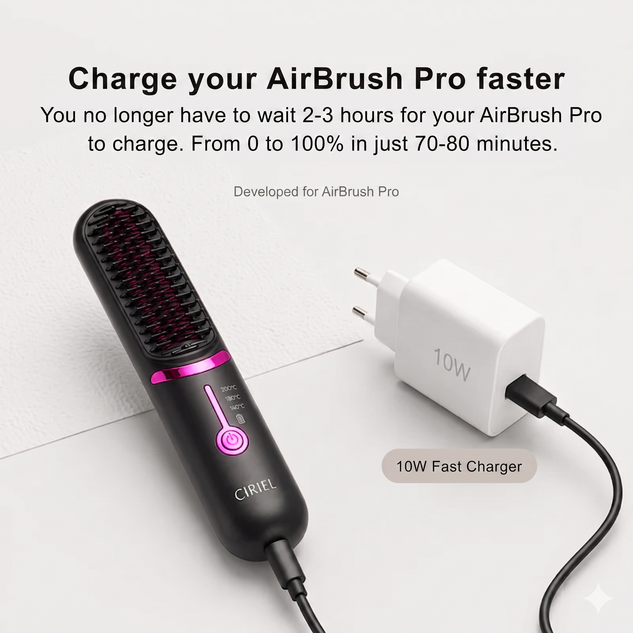 Fast charger for your FineHeat 3 – 10W
