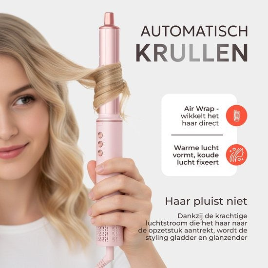 Ciriel StyleWrap™ 5 — Rose | 5-in-1 Hair Dryer Brush