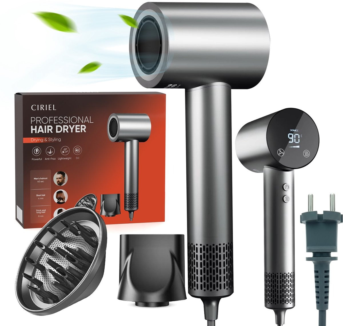Ciriel CurlTouch™ Pro + 2 FREE styling accessories